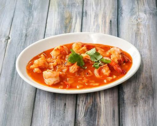 Image de Crevettes a la sauce piquante